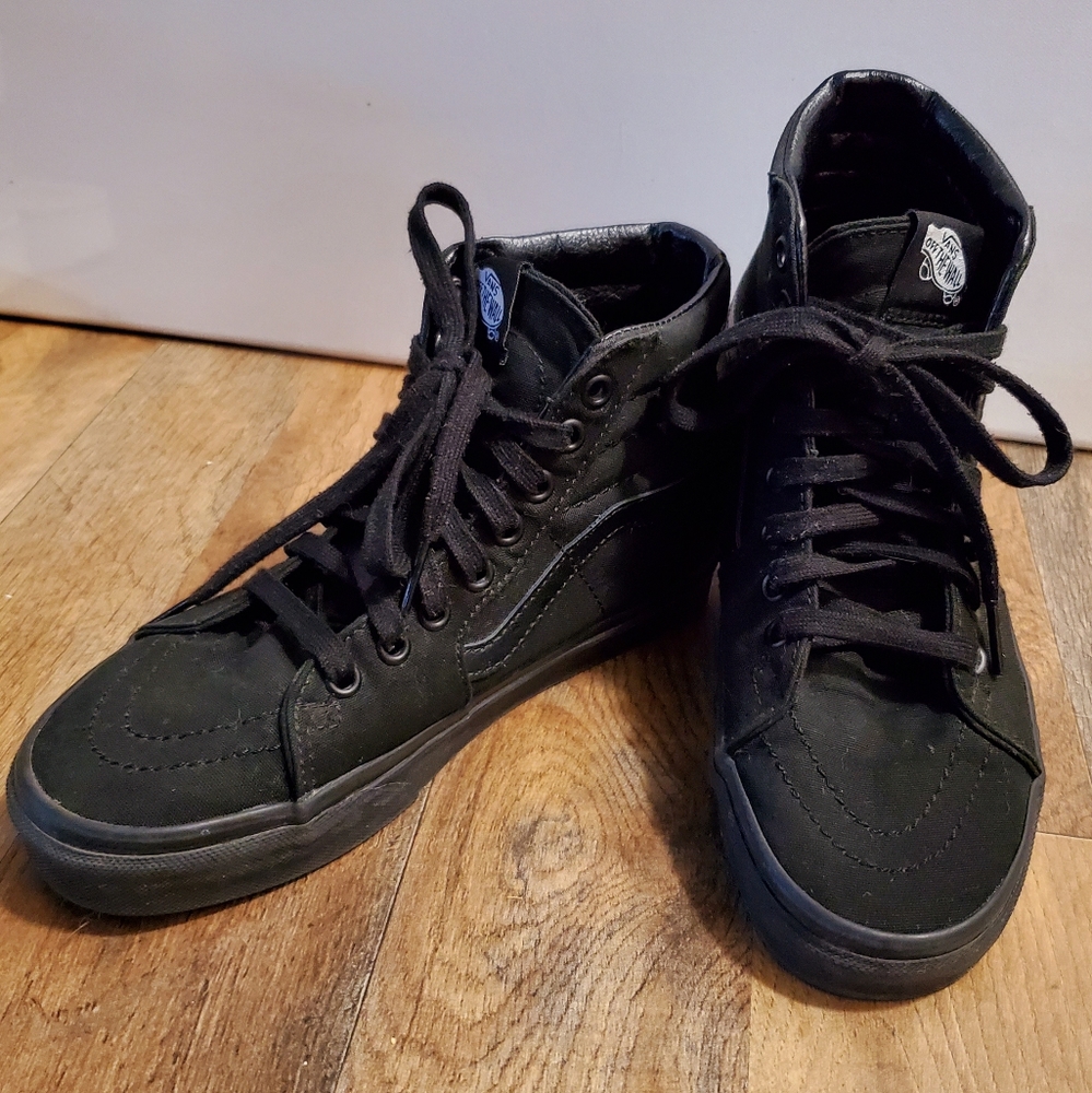 *Sold* Black Hightop Vans